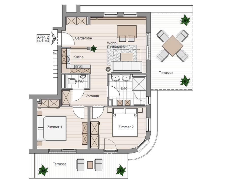 Apartment Steinberghaus *